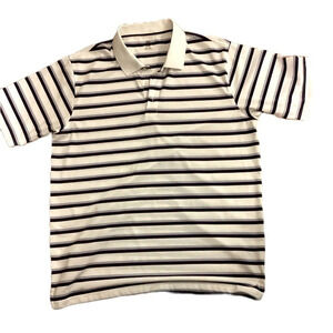 PGA Tour Striped Polo Golf Shirt, XL